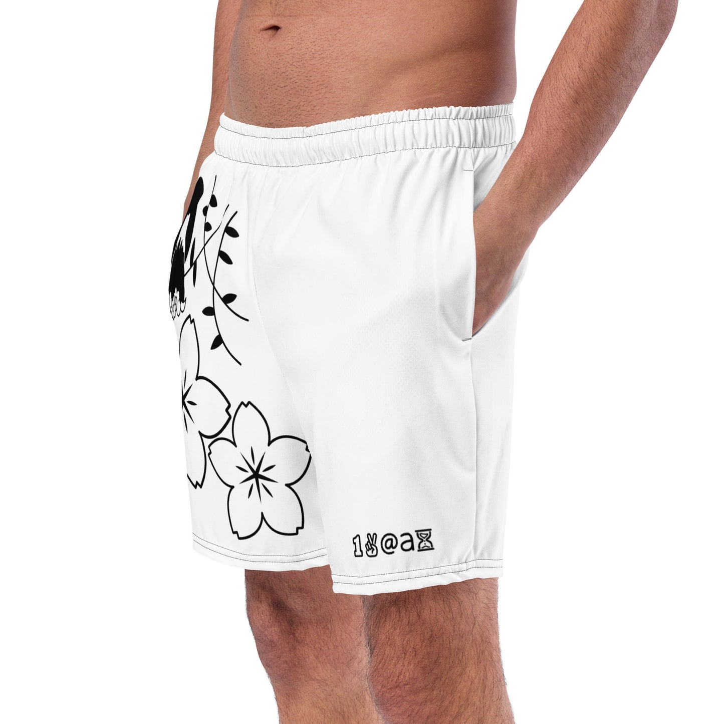 Men's swim trunks "Fuji Umi White"