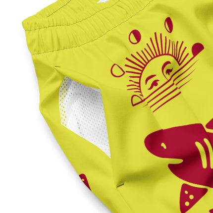 Men's Tattoo Red Trunks