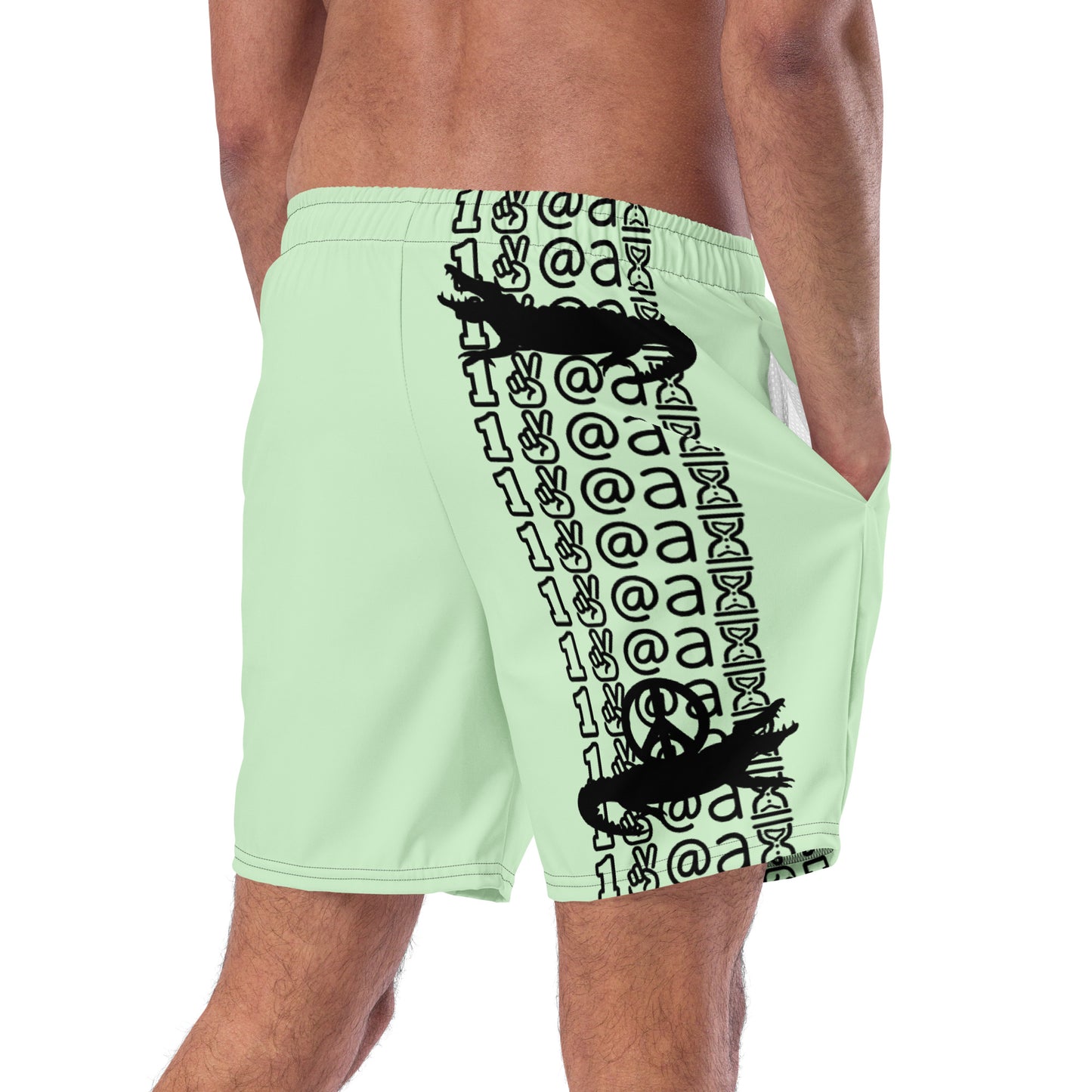 Men's swim trunks "Salty Crocs"