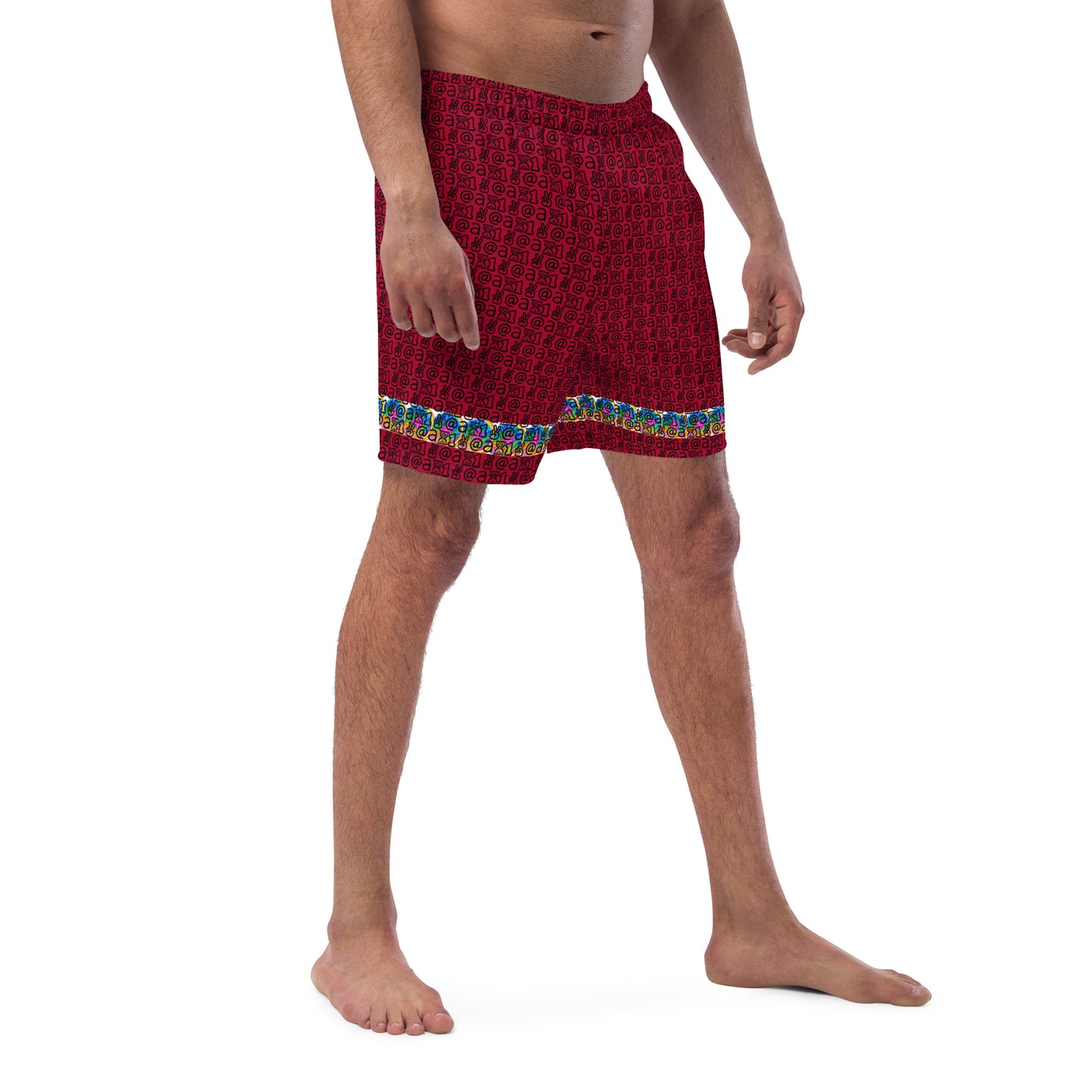 Men's swim trunks "Red Tide"