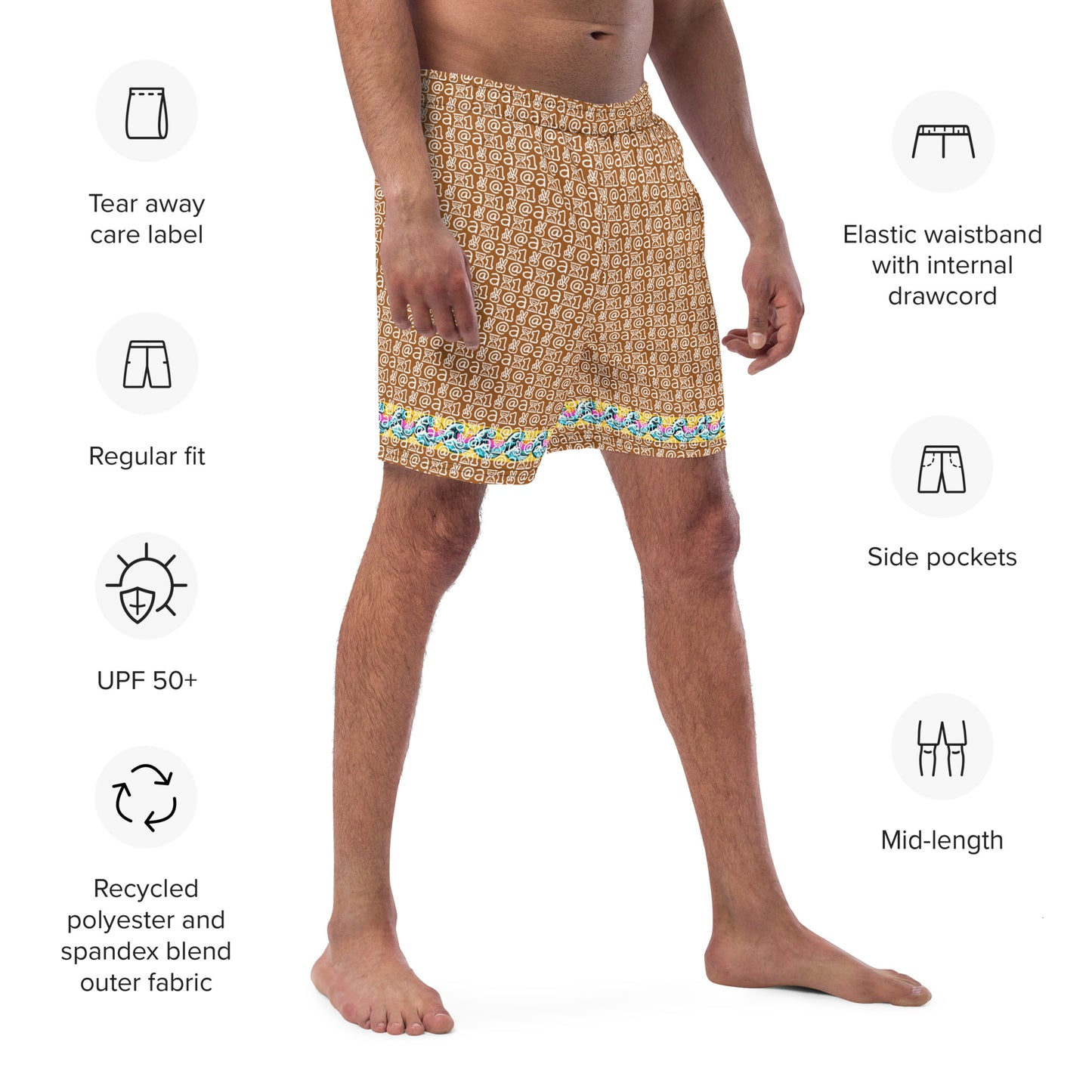 Men's swim trunks "Sandy Bottom"