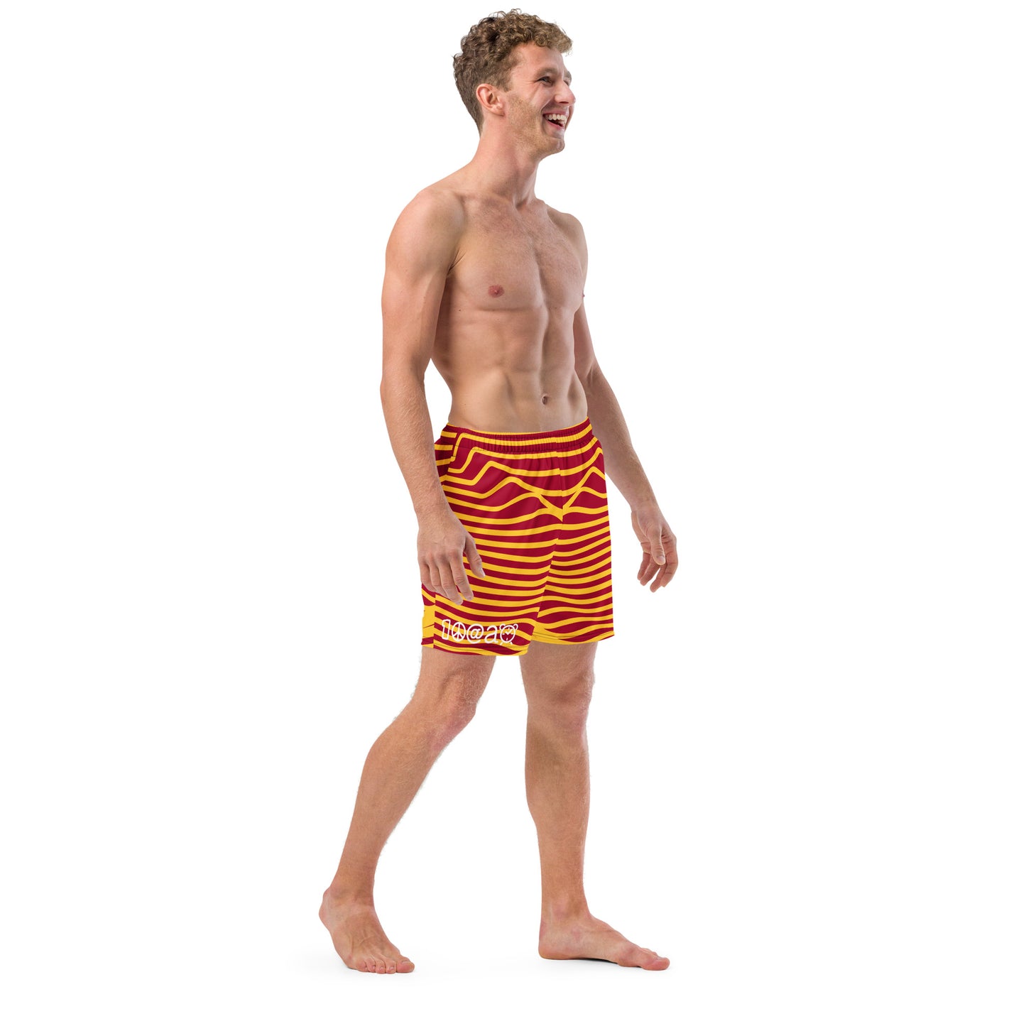 Men's swim trunks "Lava Waves"