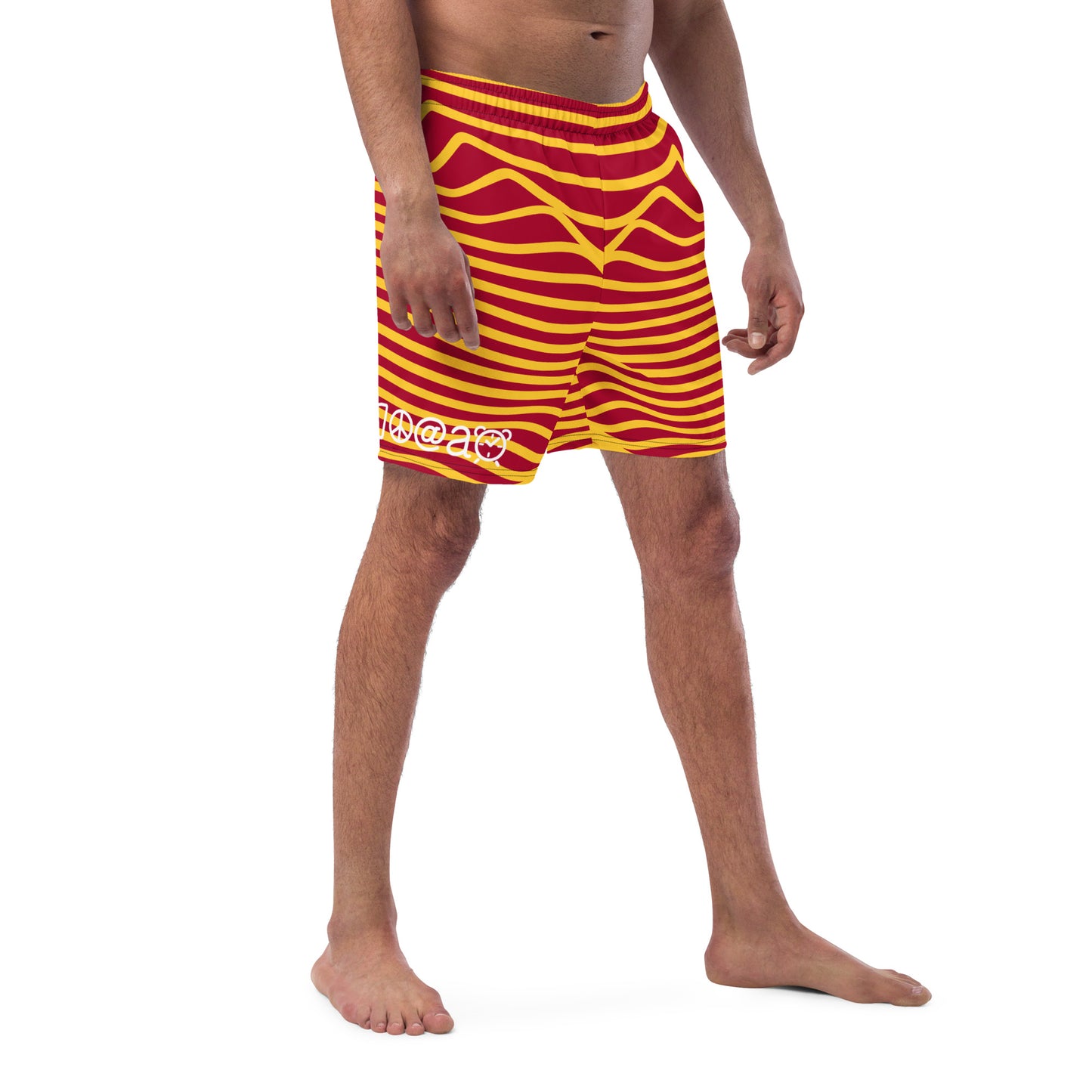 Men's swim trunks "Lava Waves"