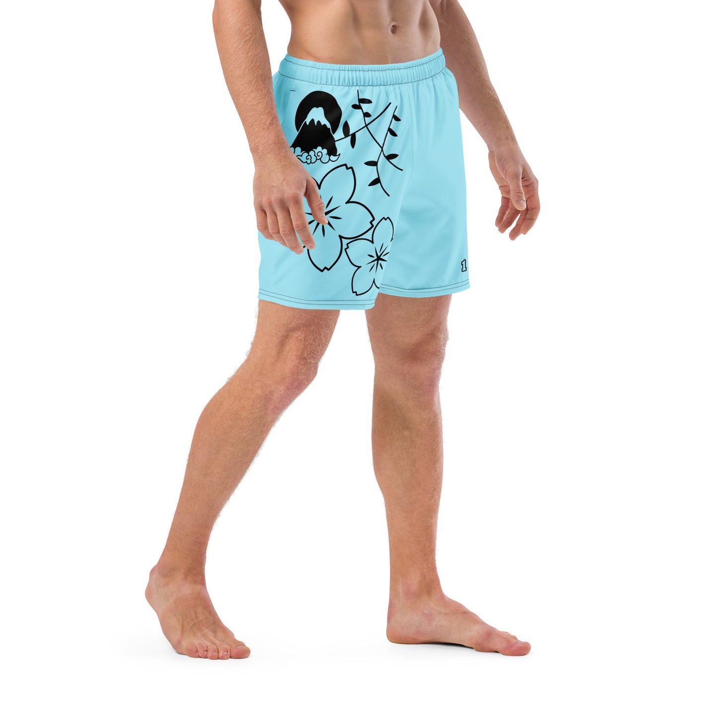 Men's swim trunks "Fuji Umi Blue"