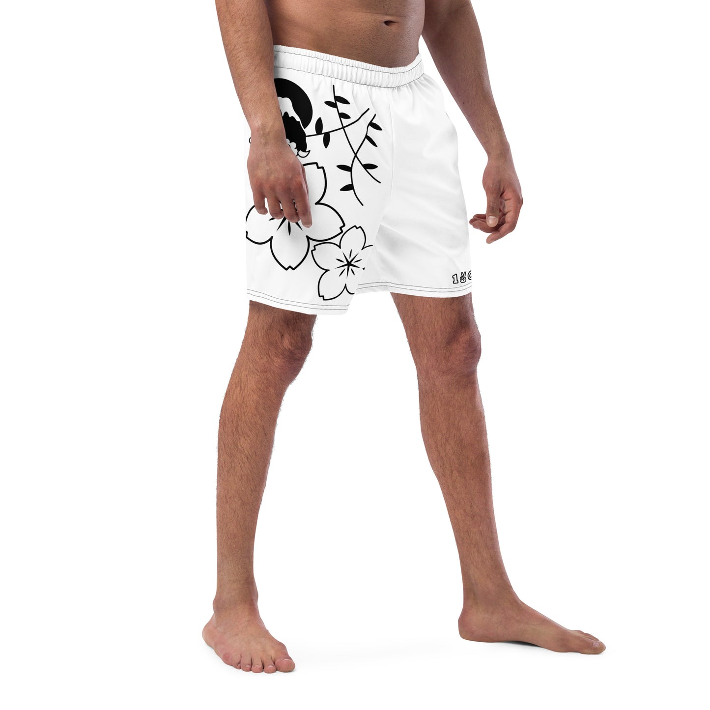 Men's swim trunks "Fuji Umi White"