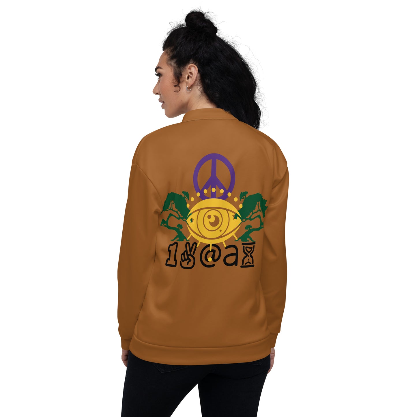 Unisex Bomber Jacket Peace