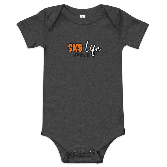 Baby short sleeve one piece "SK8life"