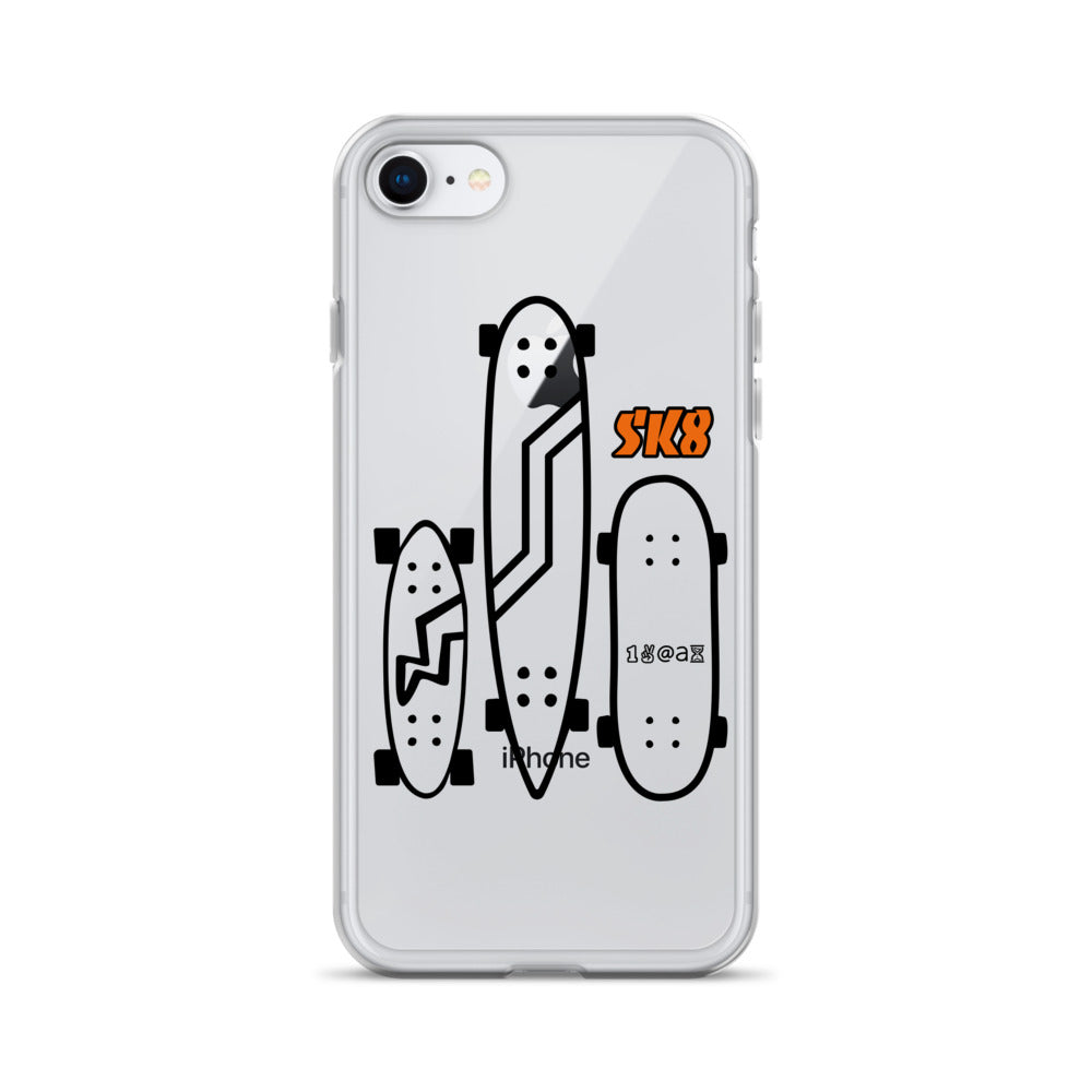 Clear Case for iPhone® SK8