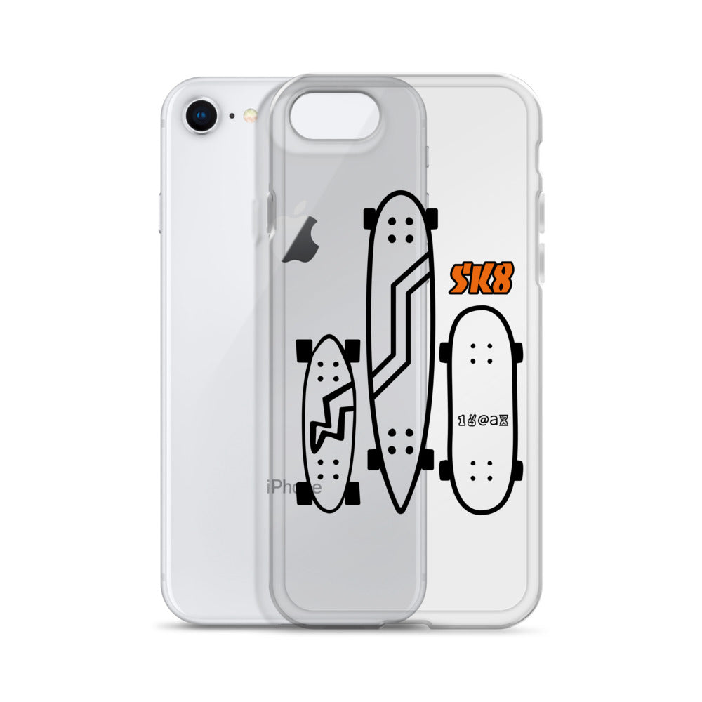 Clear Case for iPhone® SK8