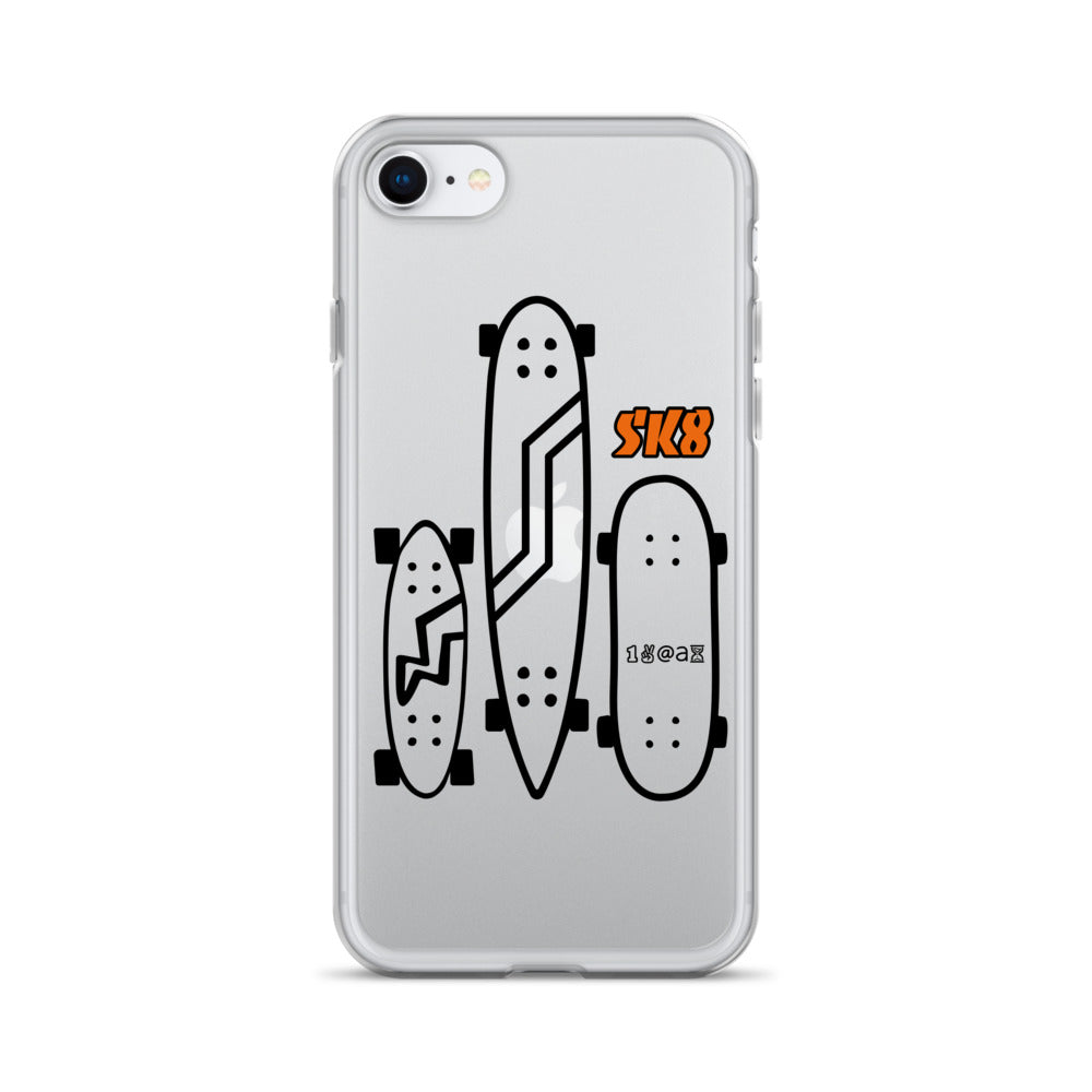 Clear Case for iPhone® SK8