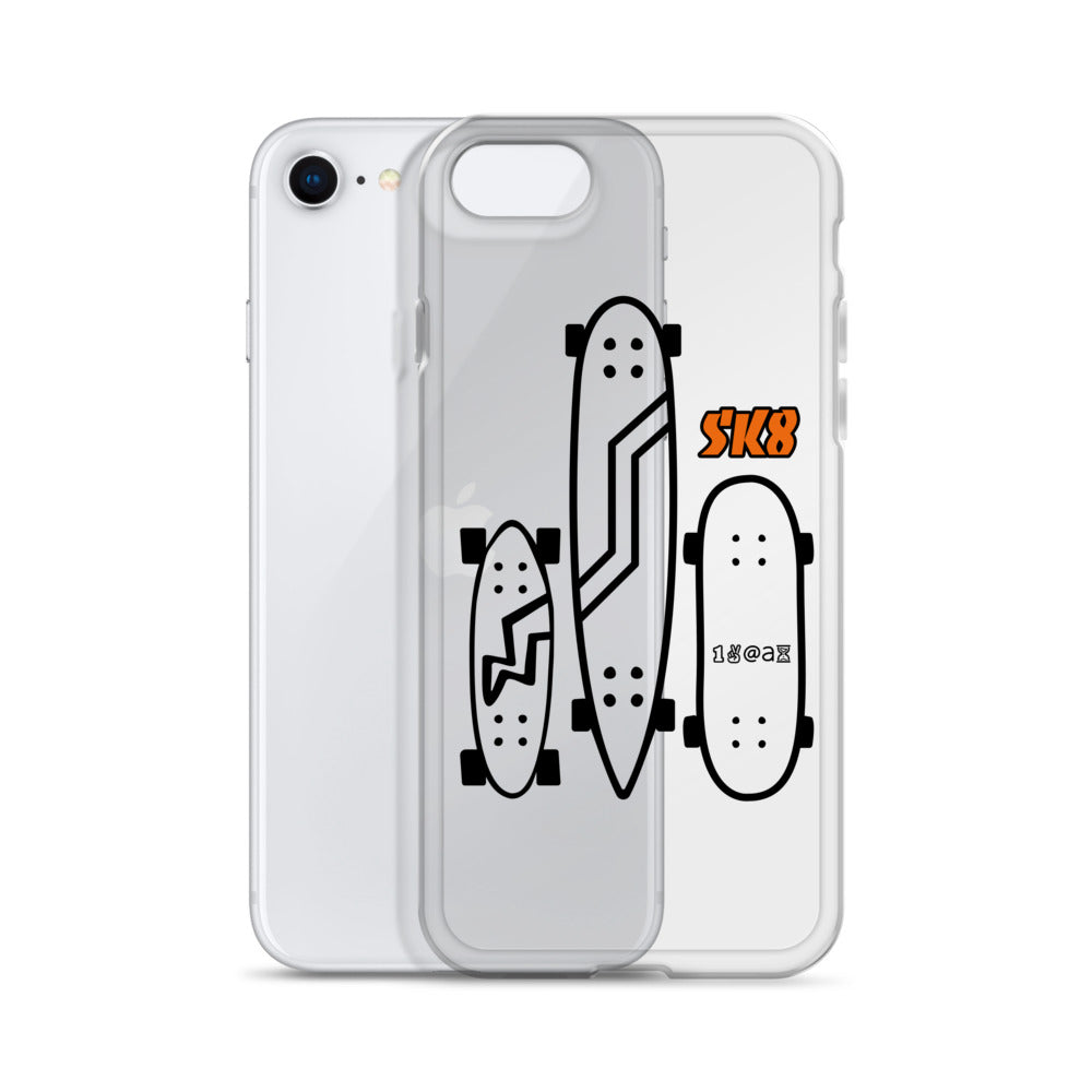 Clear Case for iPhone® SK8