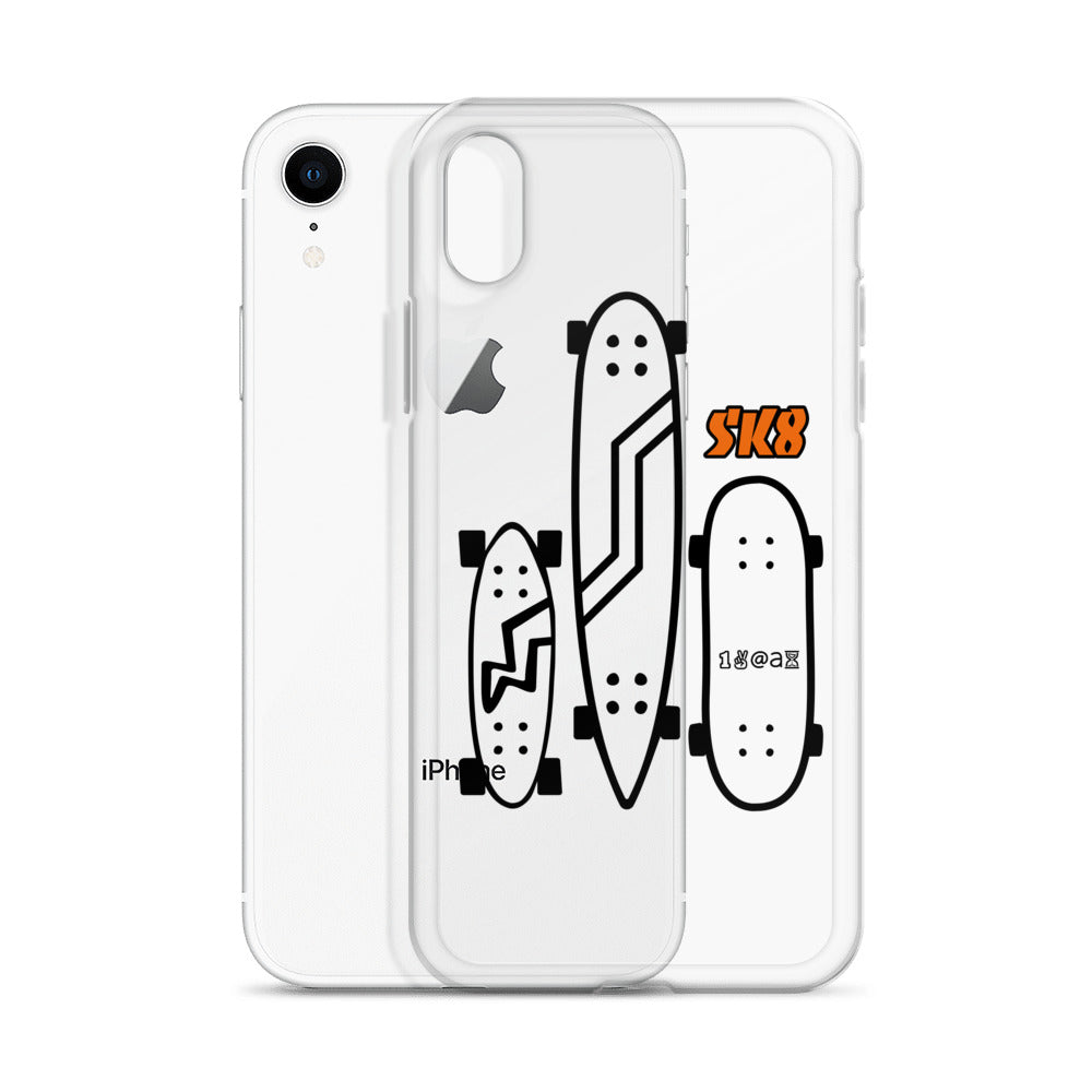 Clear Case for iPhone® SK8