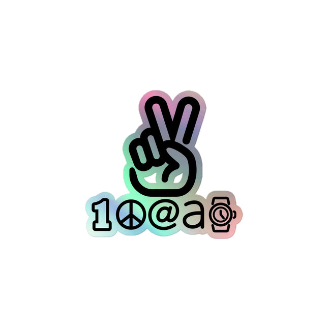 Hand Sign Holo-Stickers