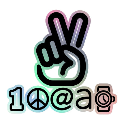 Hand Sign Holo-Stickers