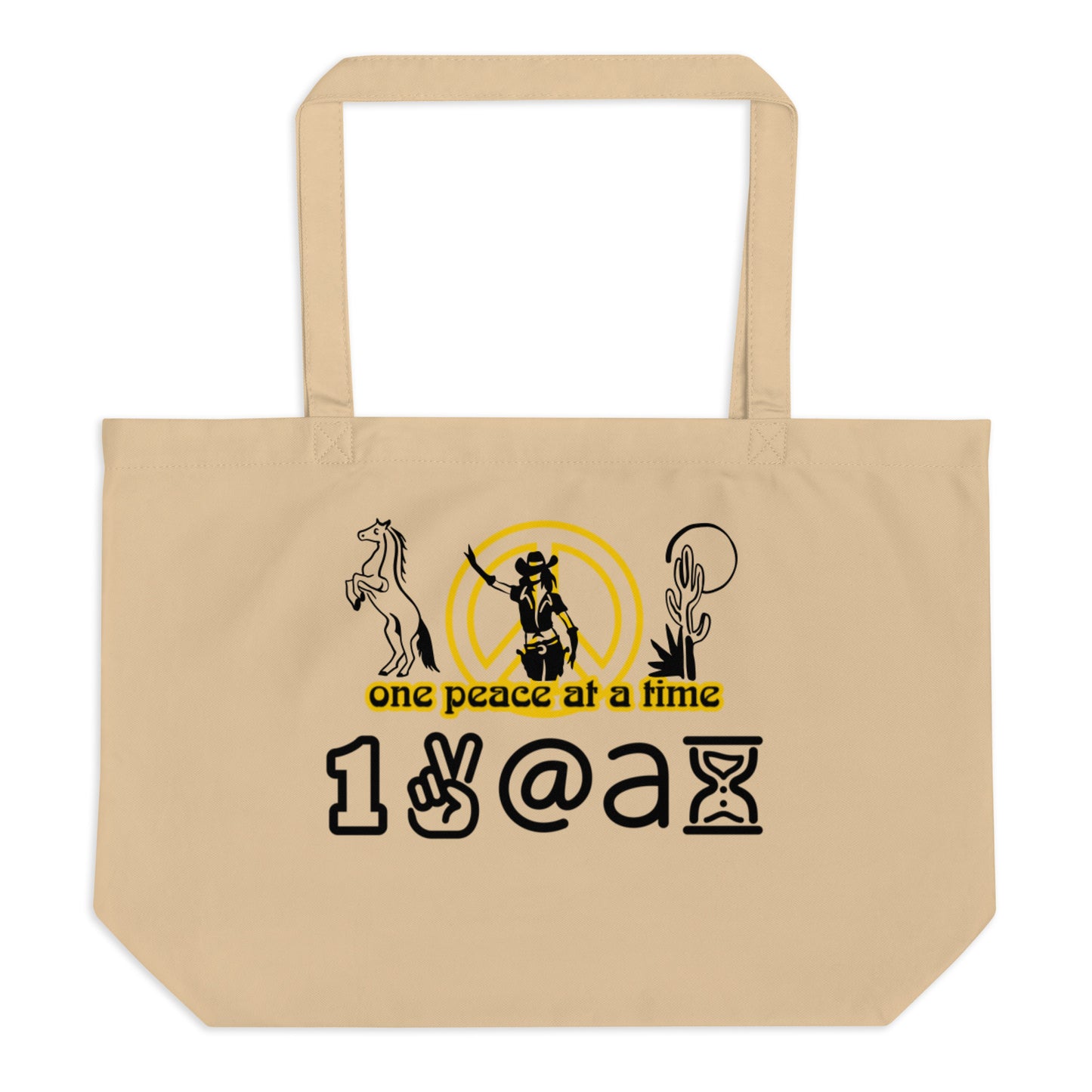 Large organic tote bag