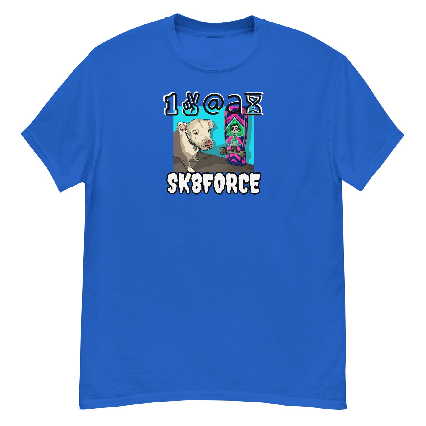 Men's classic tee SK8Force Dog