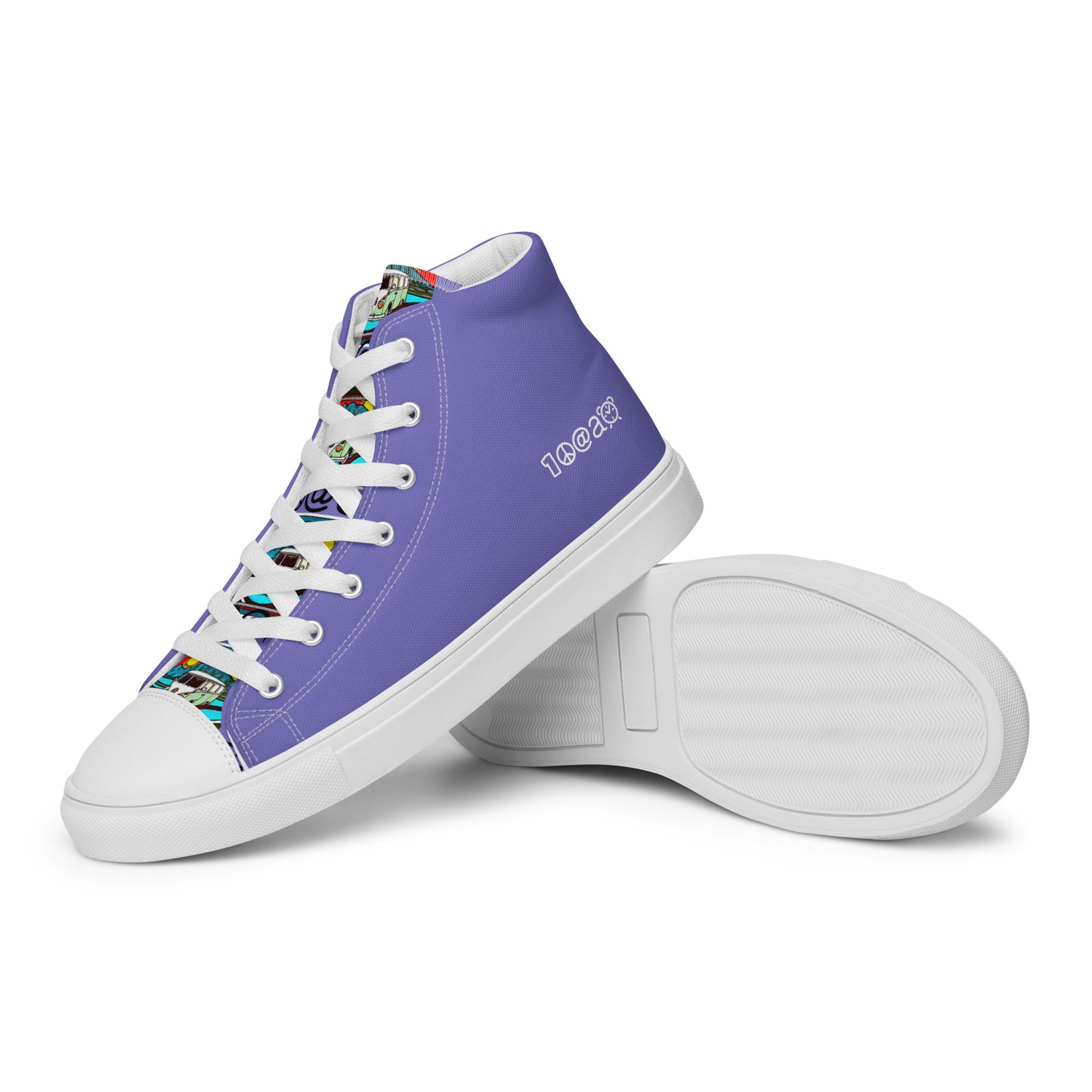 Men’s high top canvas shoes