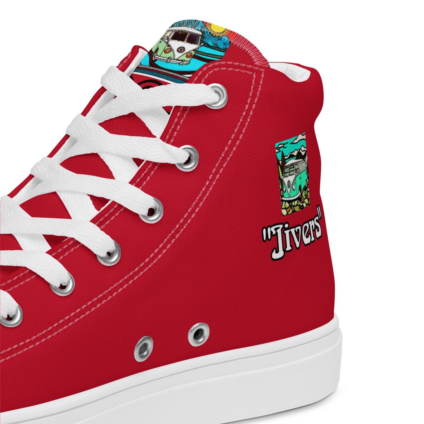 "Jivers" Edition Men’s high top canvas shoes