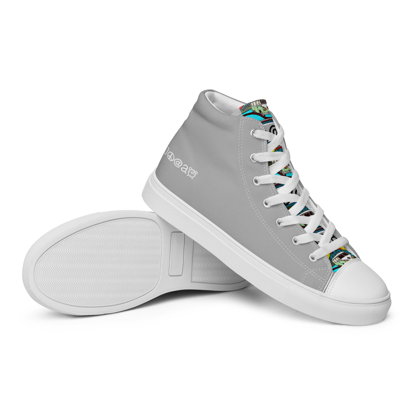 Men’s high top canvas shoes