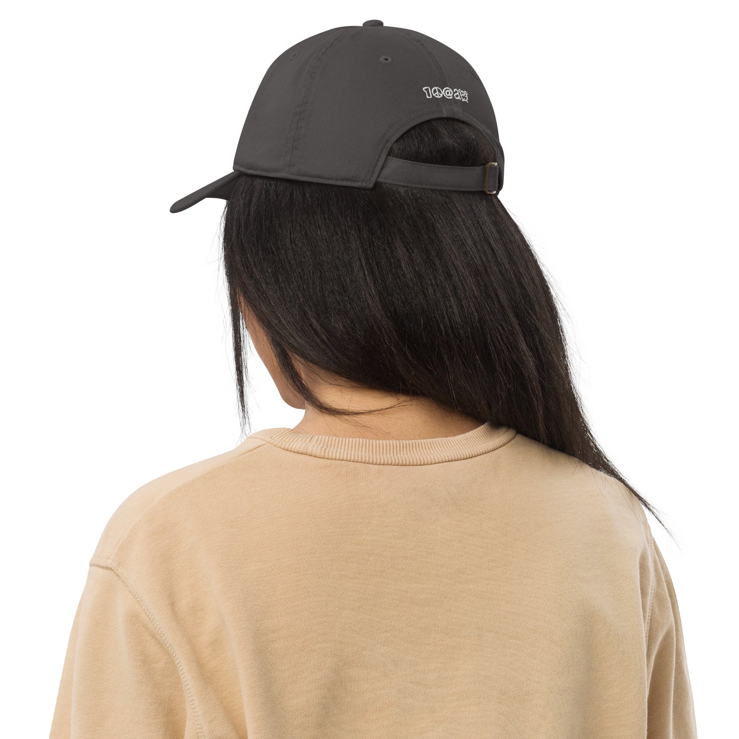 Organic dad hat Peace Glyphs