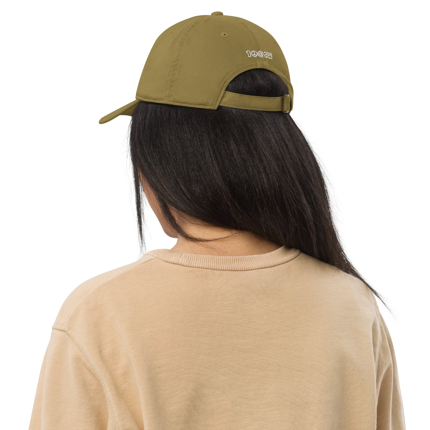 Organic dad hat Peace Glyphs