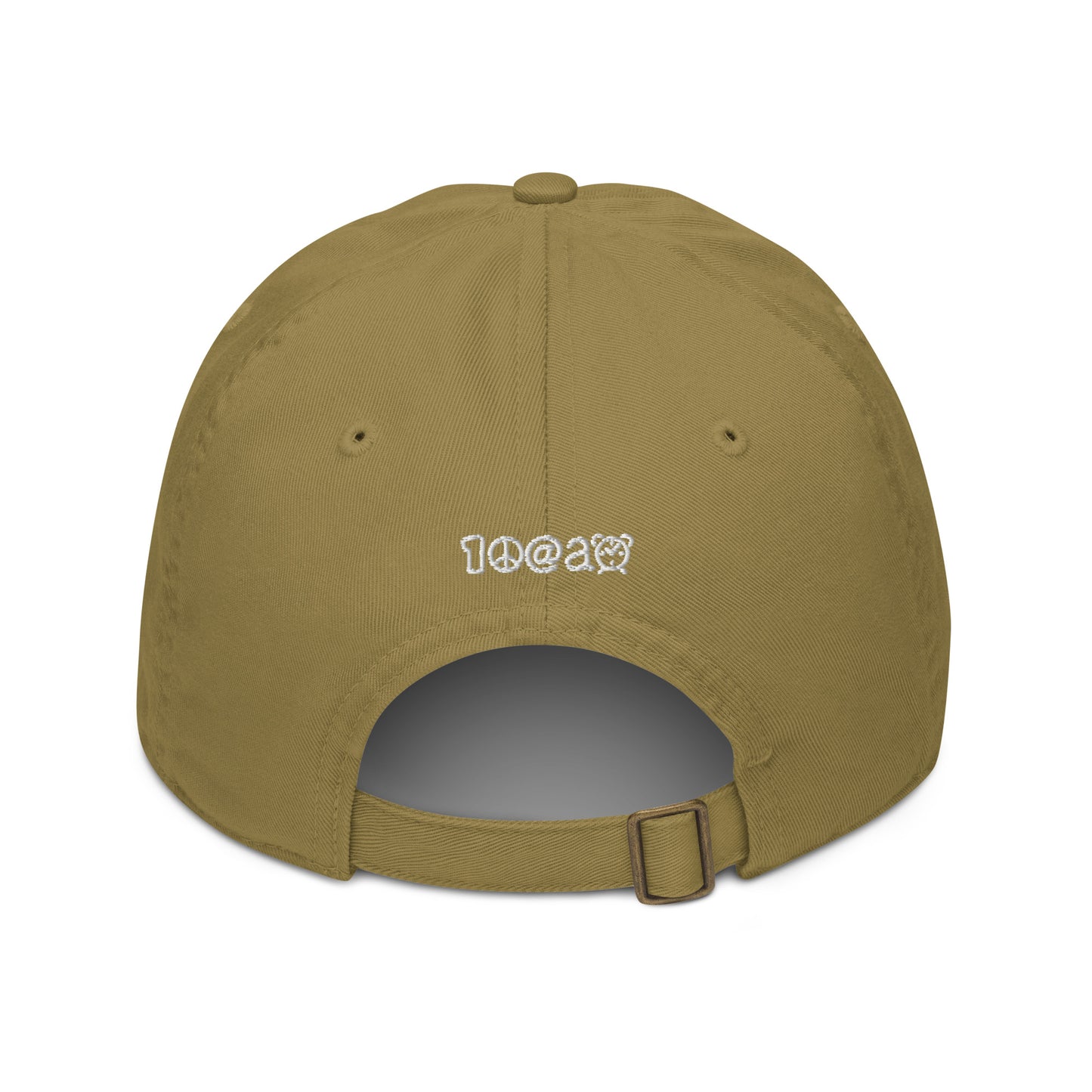 Organic dad hat Peace Glyphs