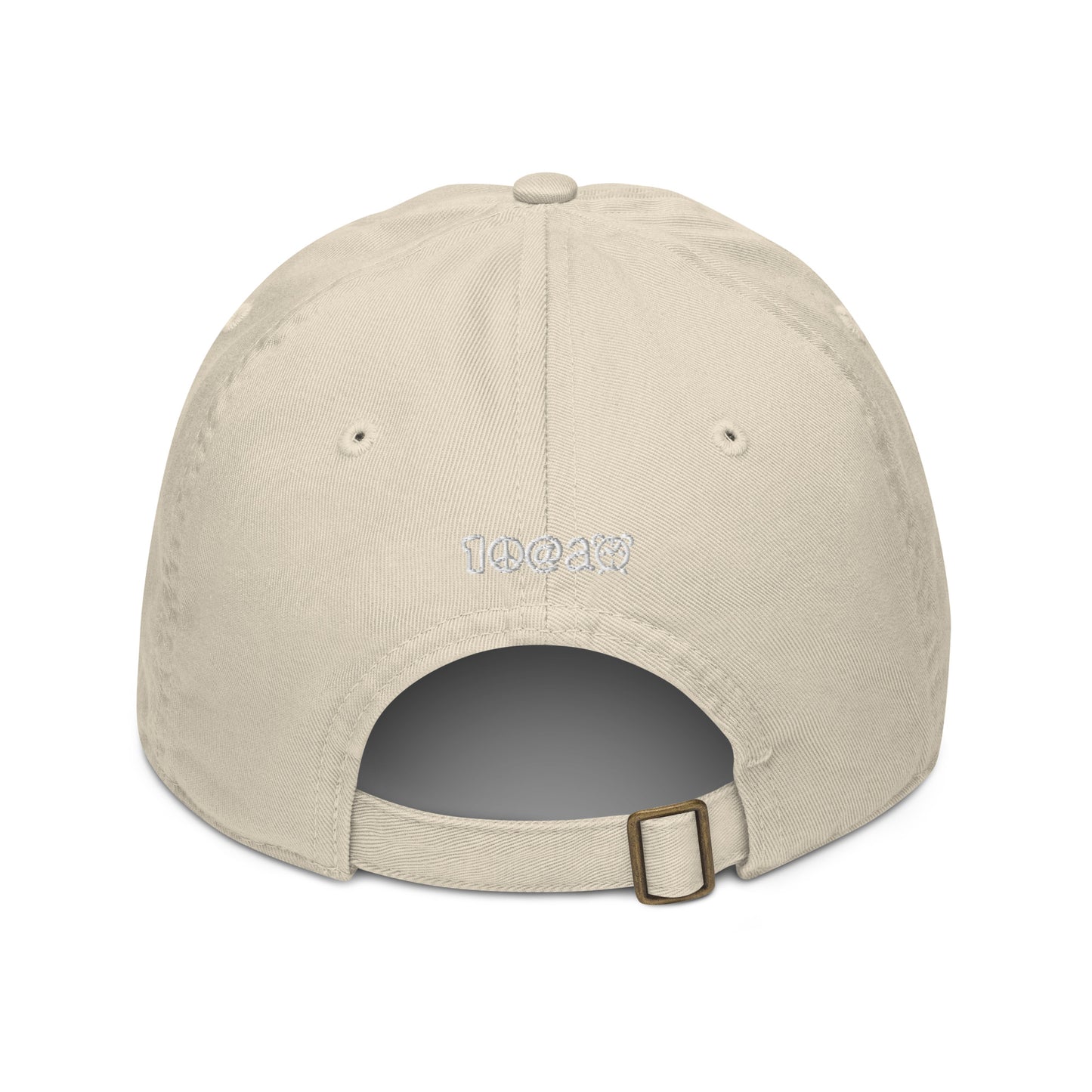 Organic dad hat Peace Glyphs