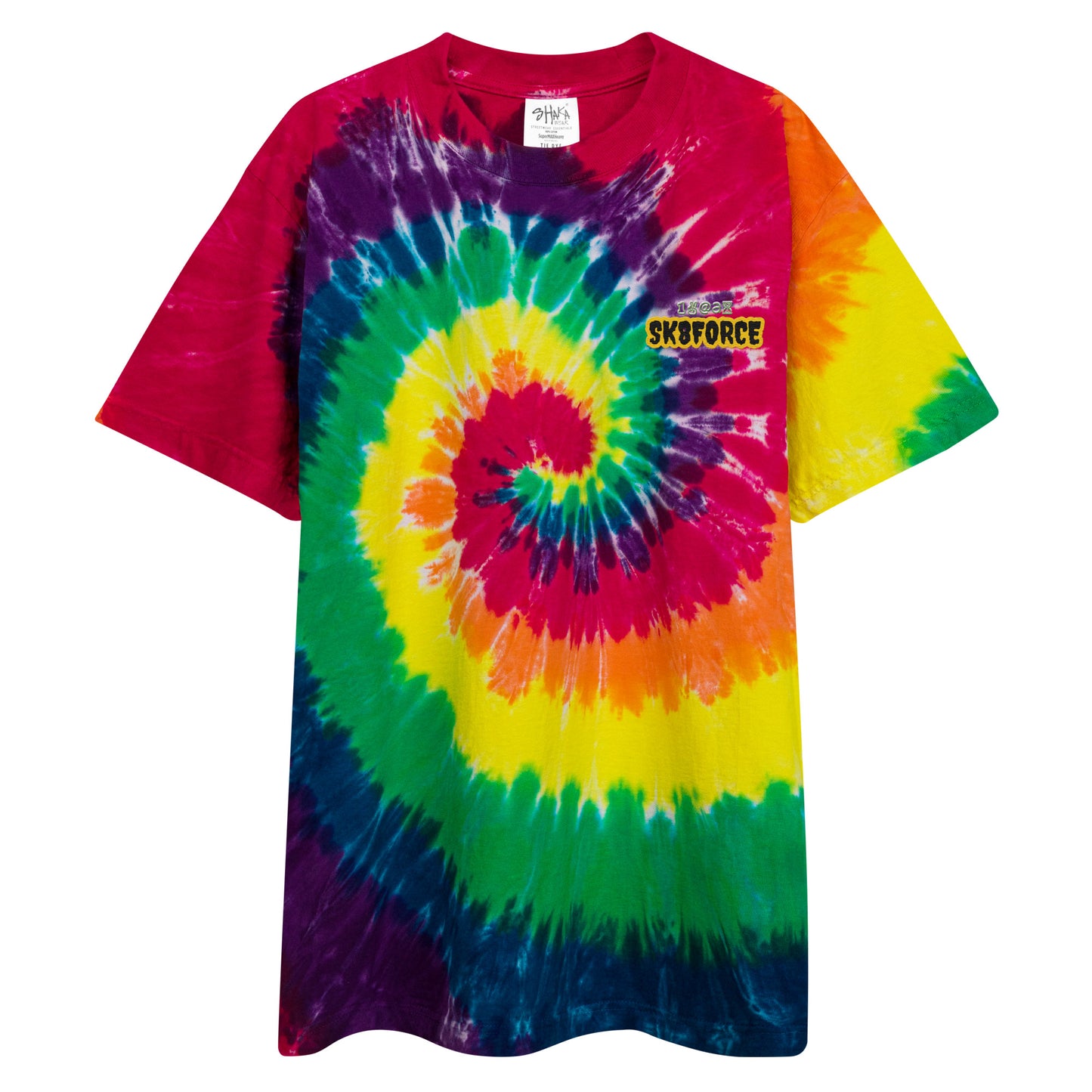 Oversized tie-dye t-shirt SK8FORCE