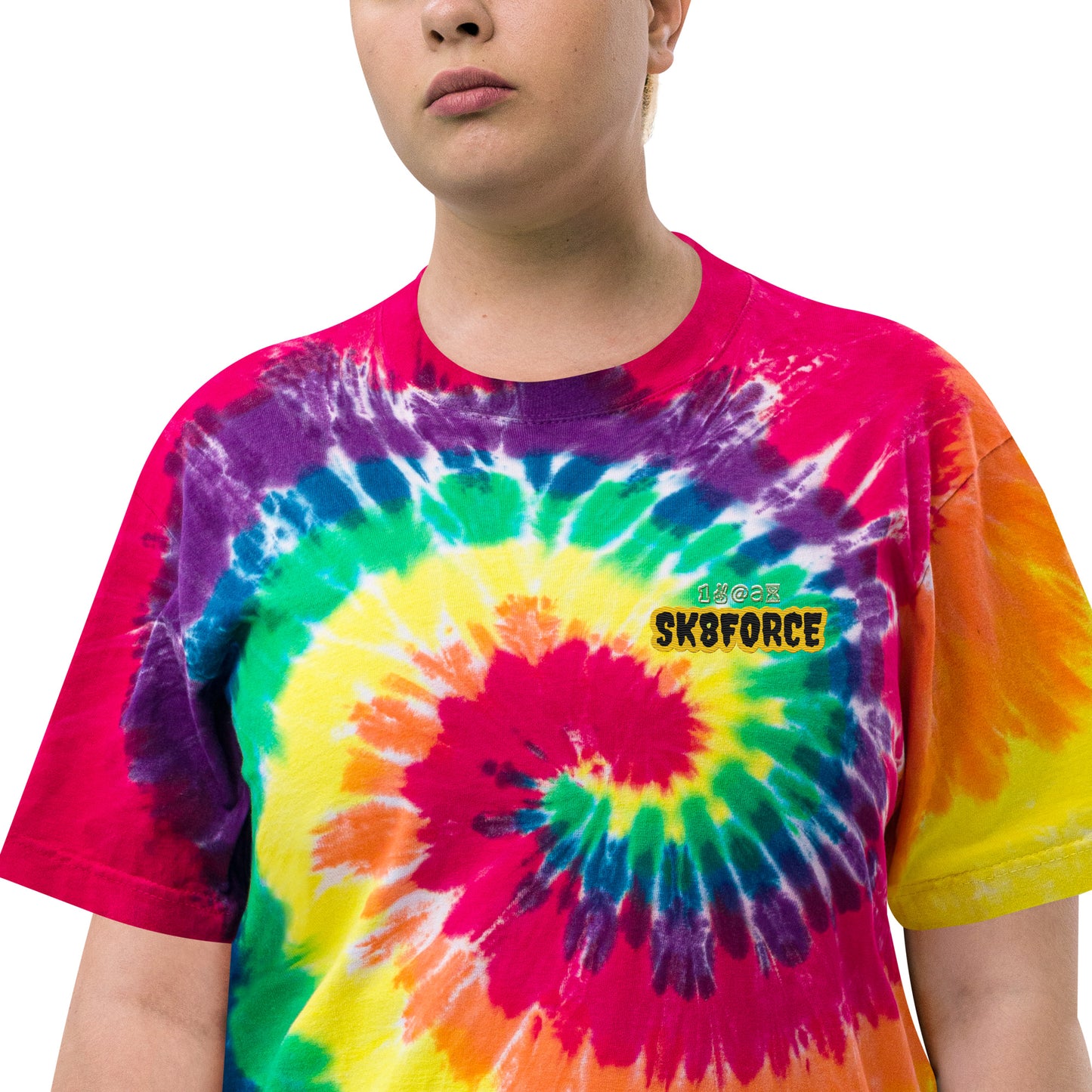 Oversized tie-dye t-shirt SK8FORCE