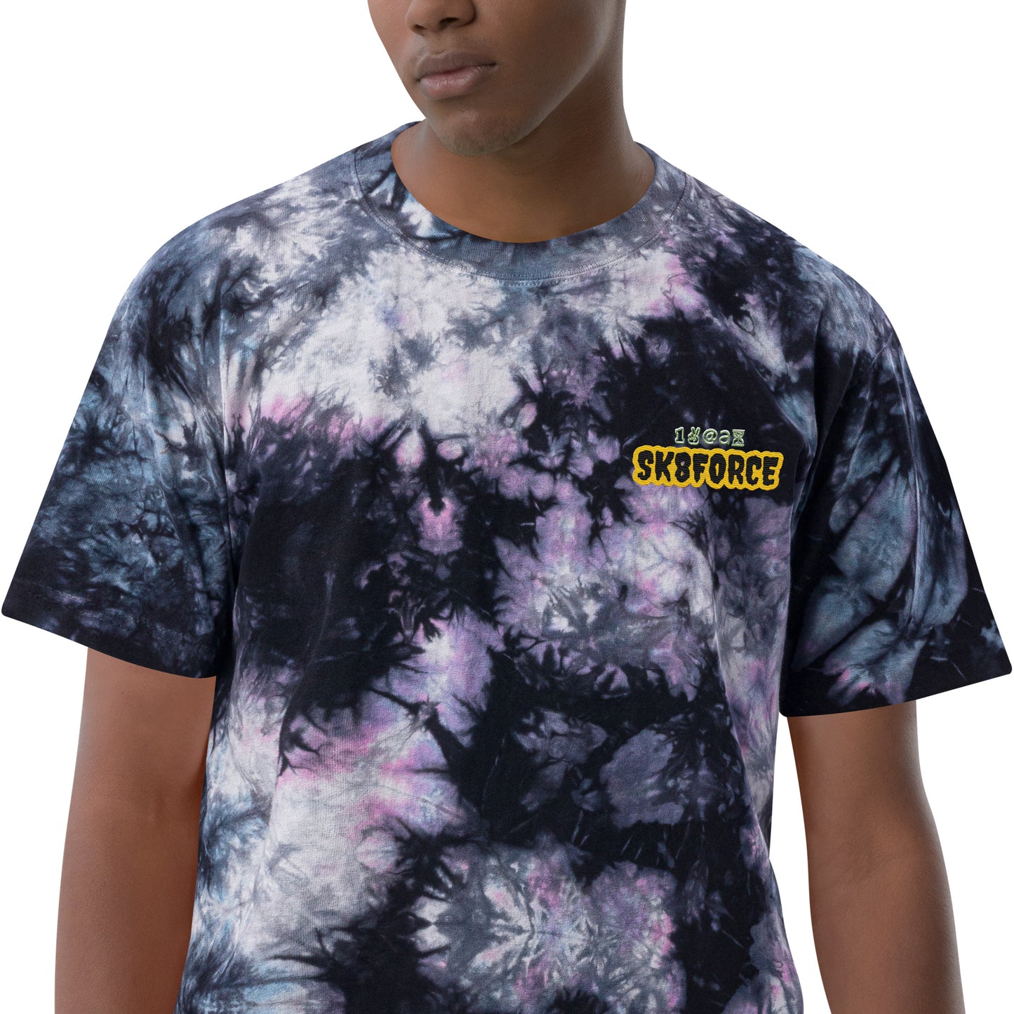 Oversized tie-dye t-shirt SK8FORCE