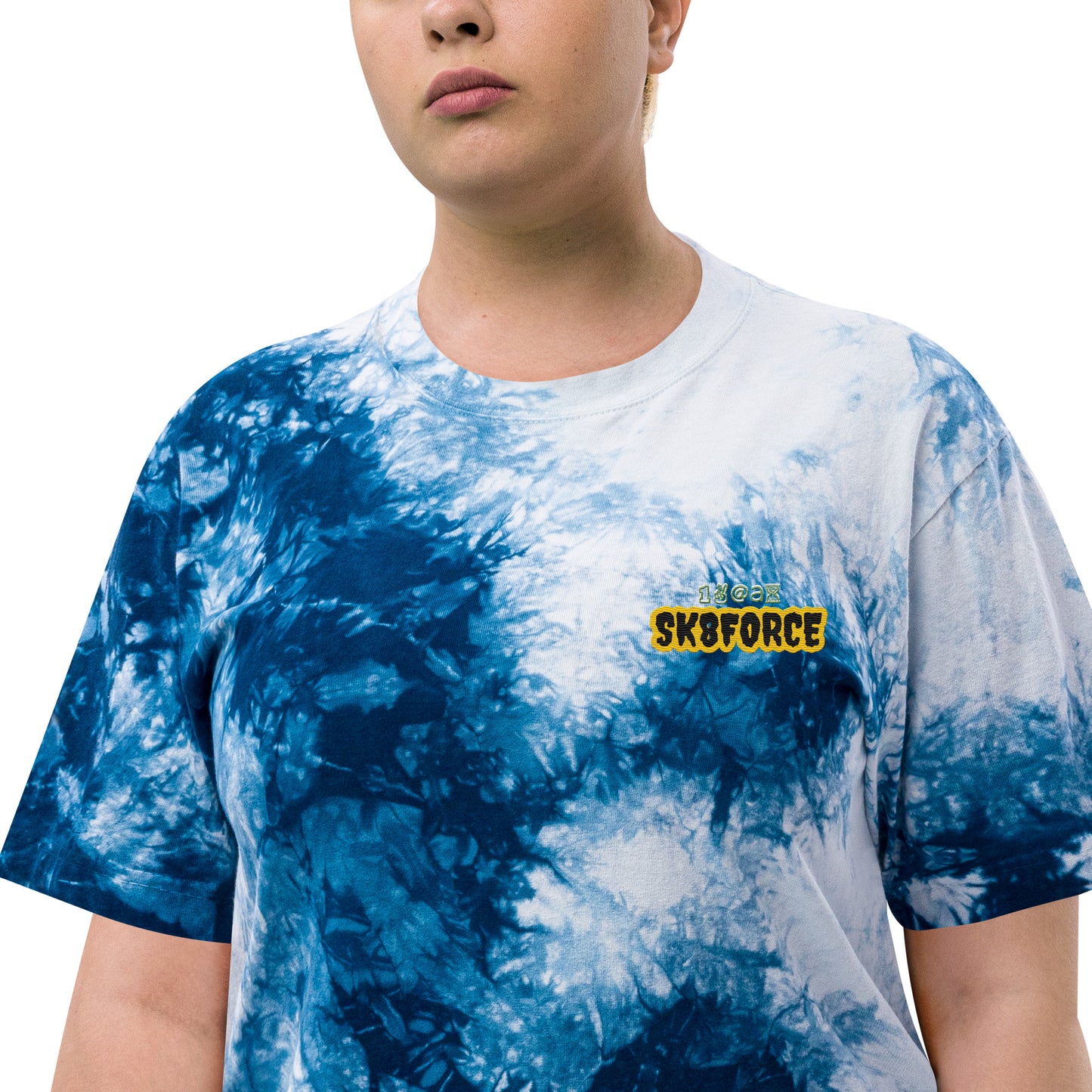 Oversized tie-dye t-shirt SK8FORCE