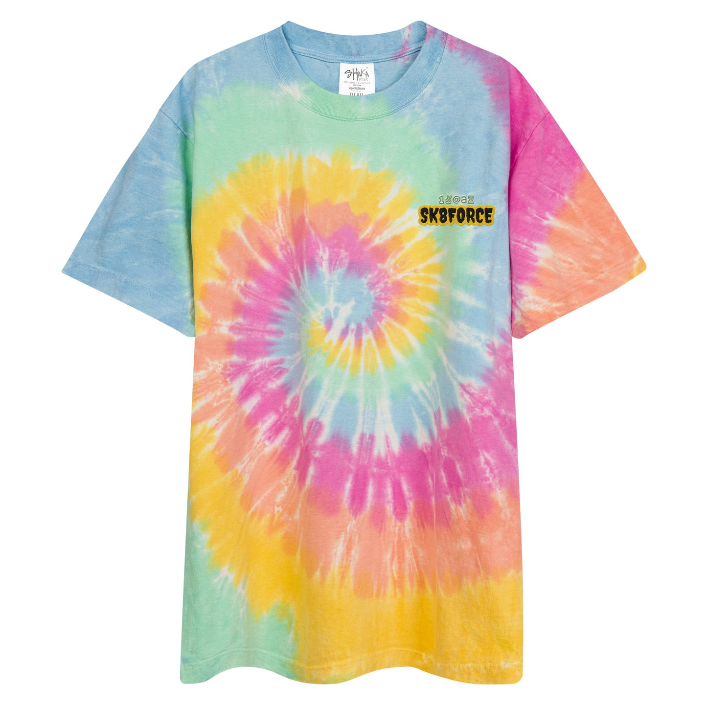 Oversized tie-dye t-shirt SK8FORCE