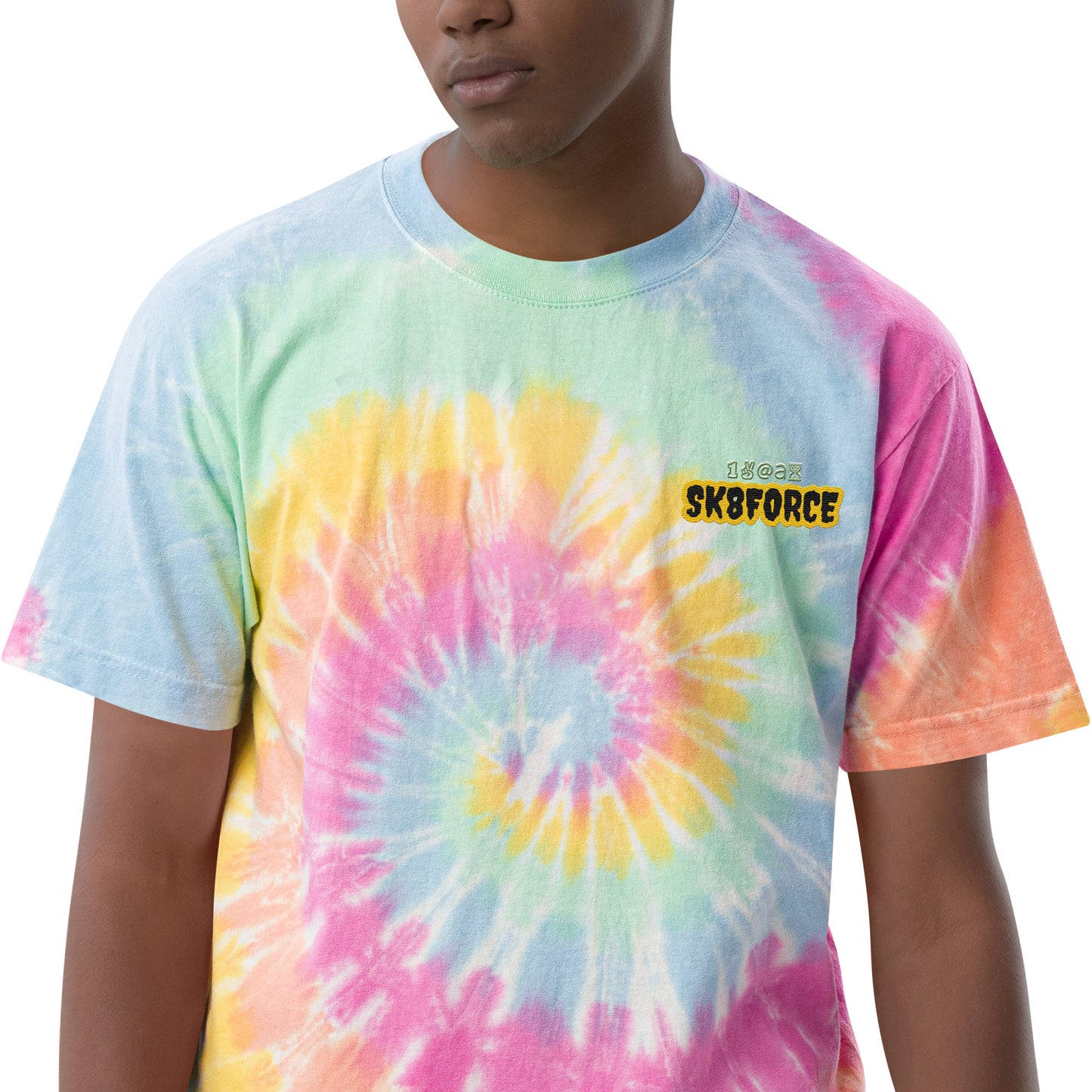 Oversized tie-dye t-shirt SK8FORCE