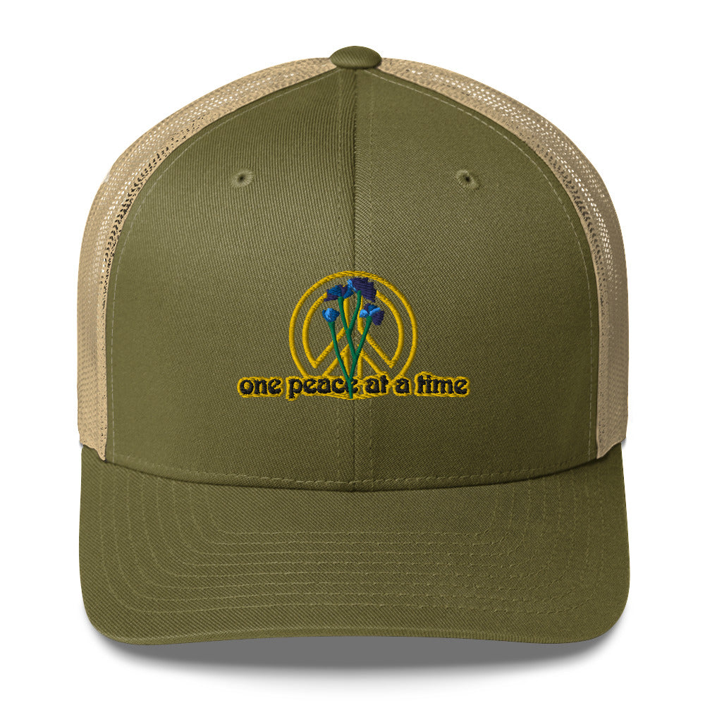 Trucker Cap Flower Power