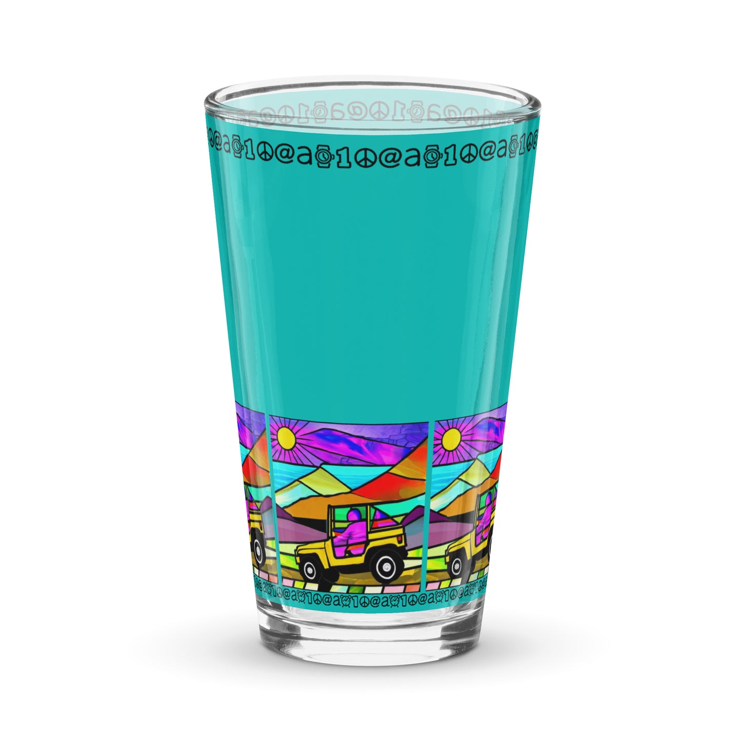 Shaker pint glass