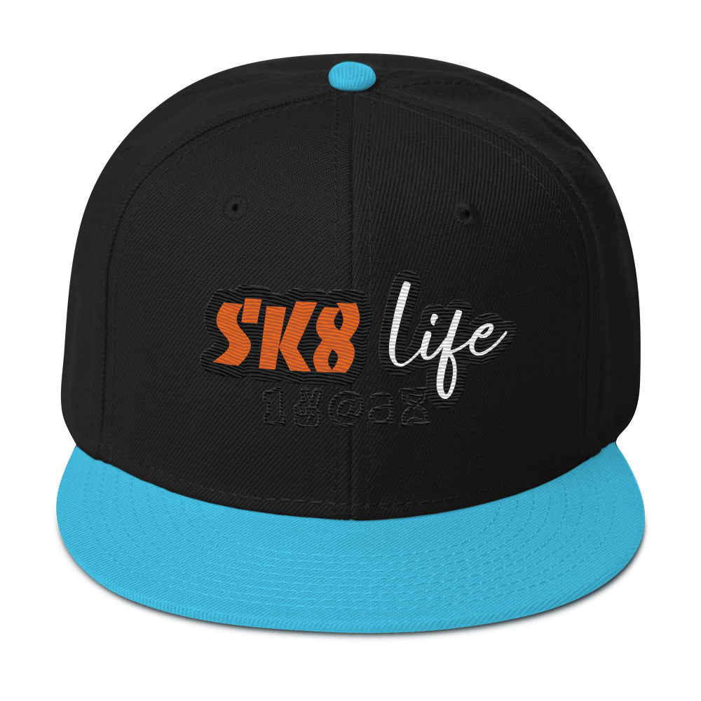 Snapback Hat "SK8life"