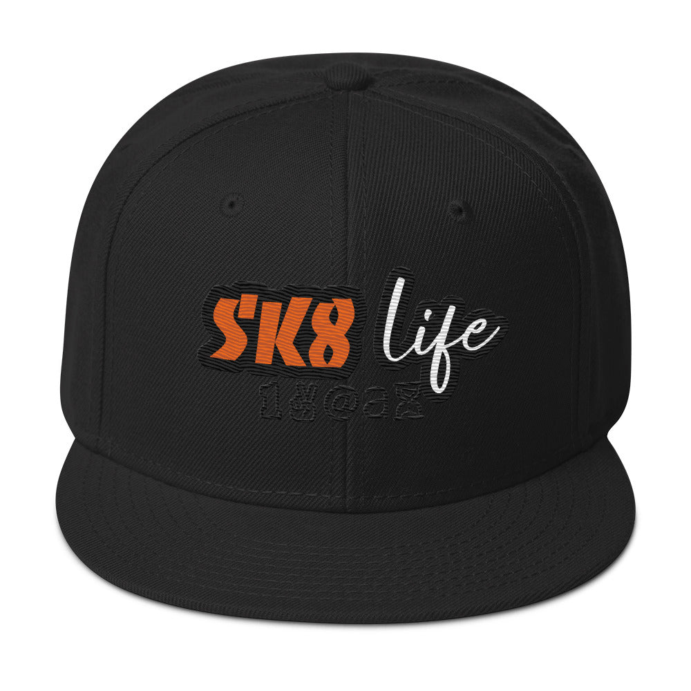 Snapback Hat "SK8life"