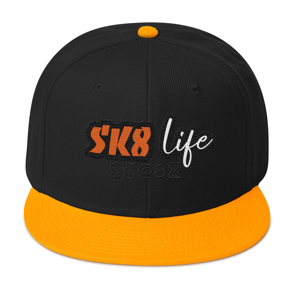 Snapback Hat "SK8life"