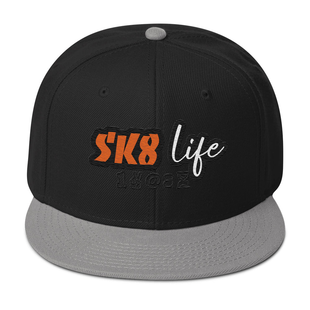 Snapback Hat "SK8life"