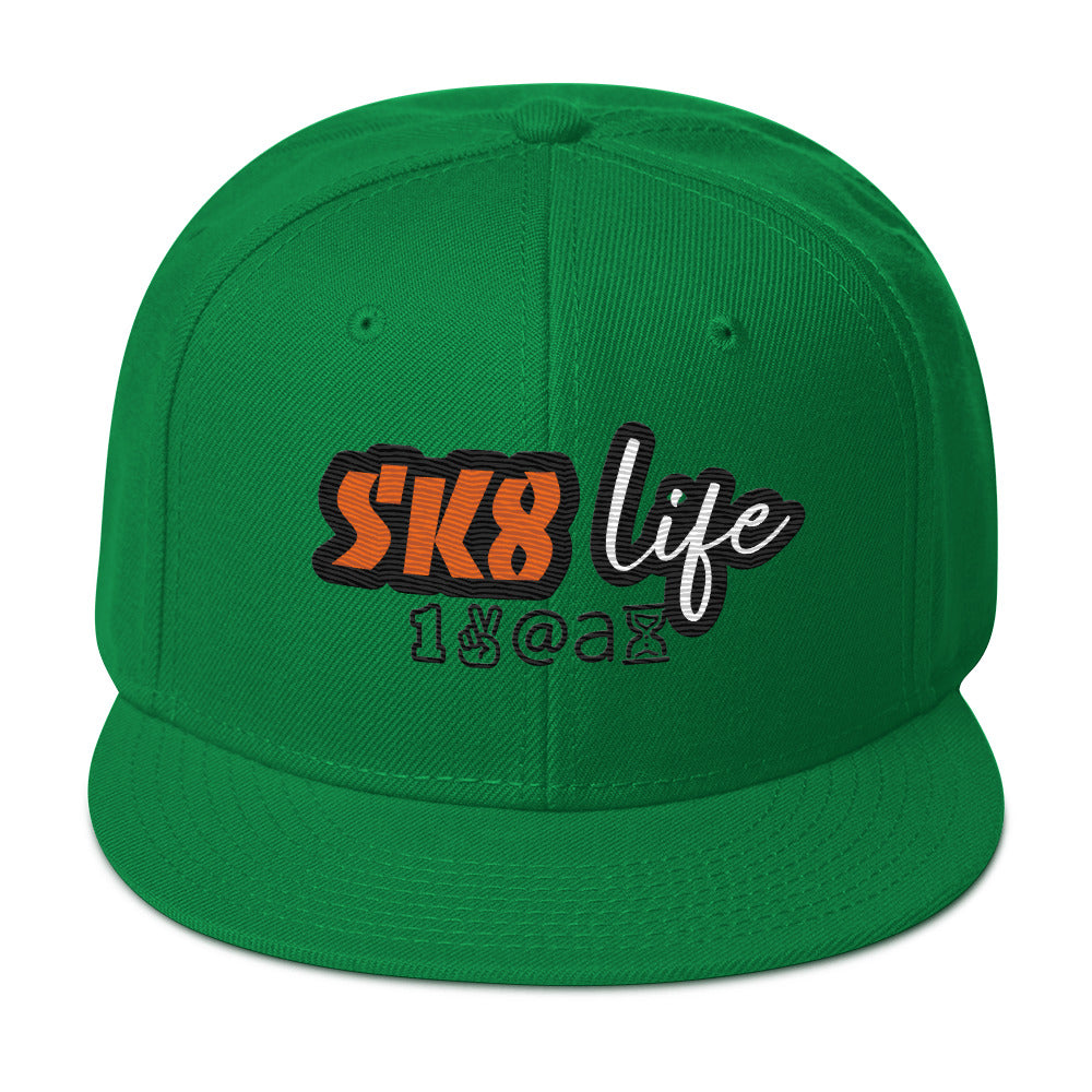 Snapback Hat "SK8life"