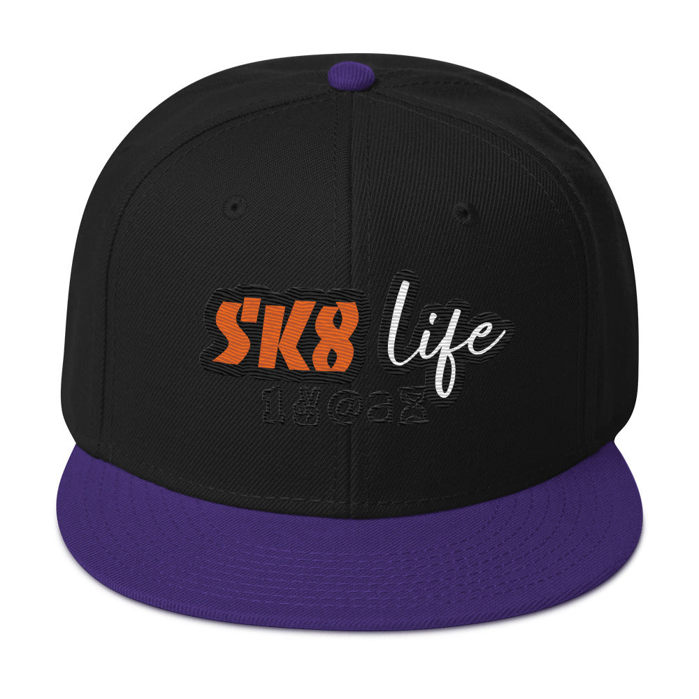 Snapback Hat "SK8life"