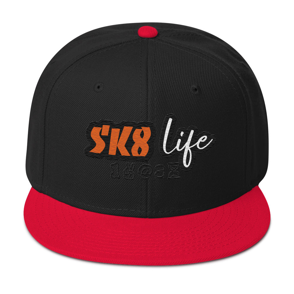 Snapback Hat "SK8life"