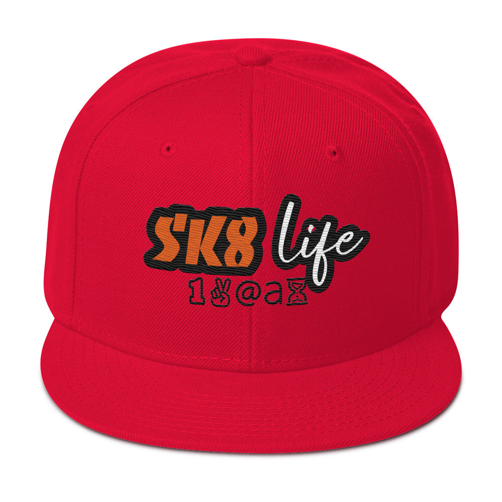 Snapback Hat "SK8life"