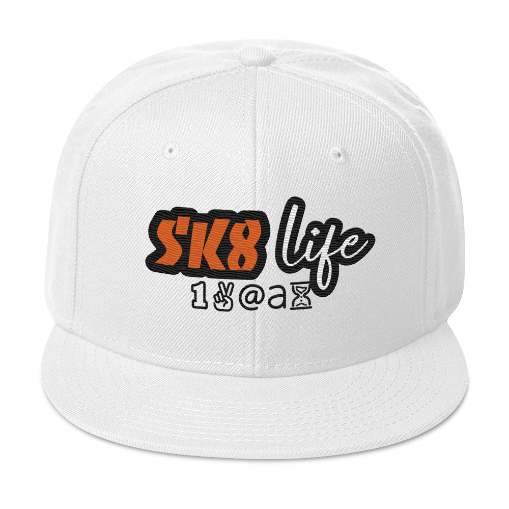 Snapback Hat "SK8life"