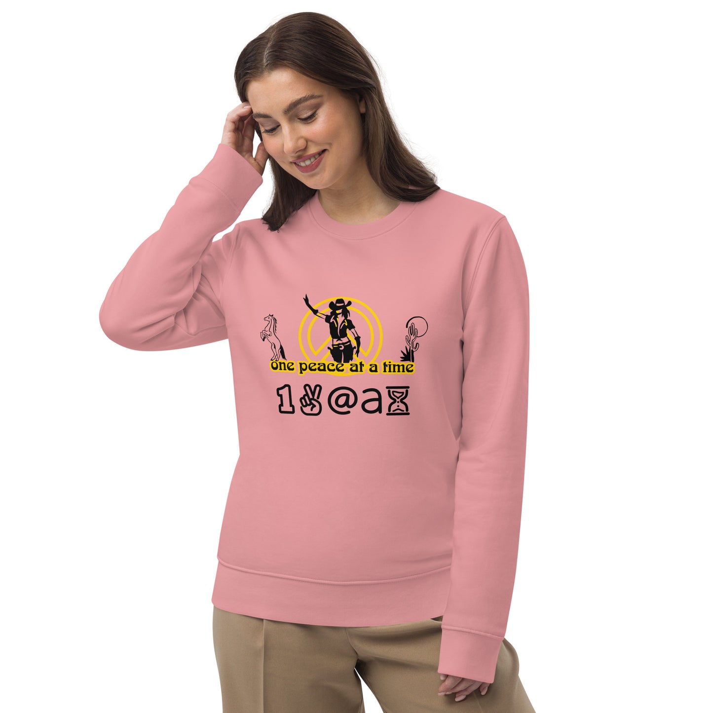 Unisex eco sweatshirt Cowgirl