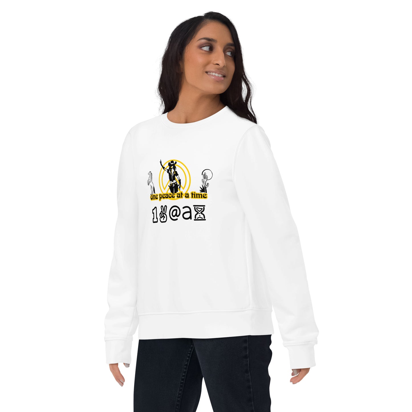 Unisex eco sweatshirt Cowgirl