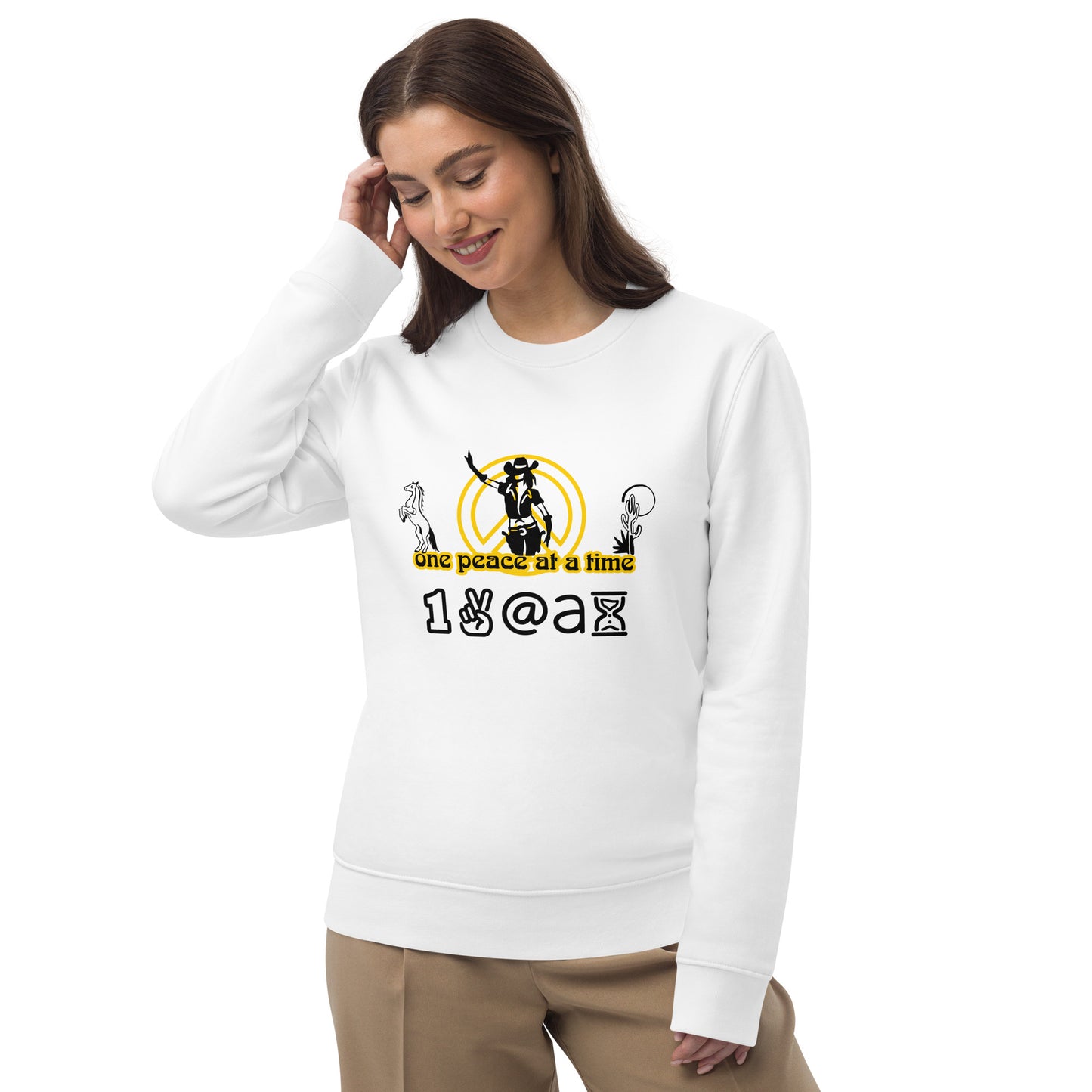 Unisex eco sweatshirt Cowgirl