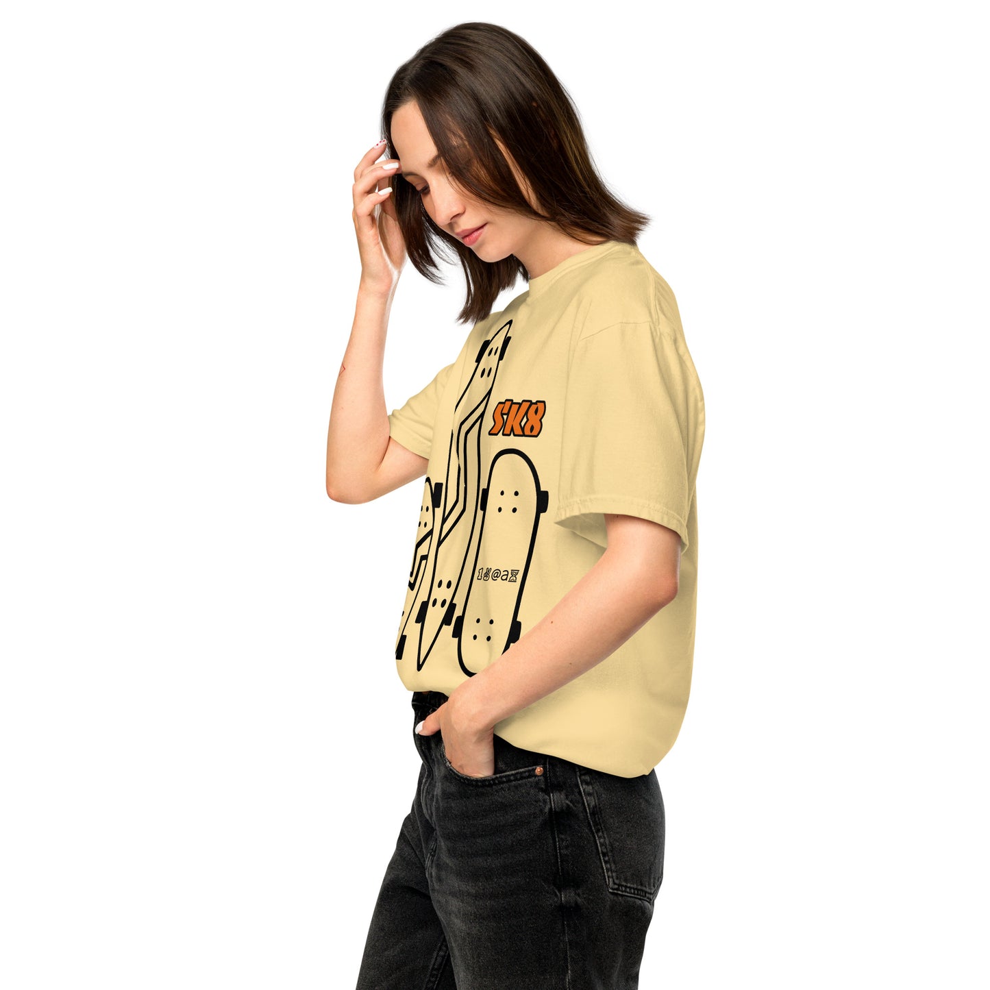 Unisex garment-dyed heavyweight t-shirt SK8