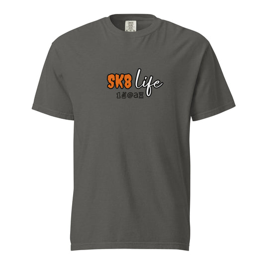 Unisex garment-dyed heavyweight t-shirt "SK8Life"