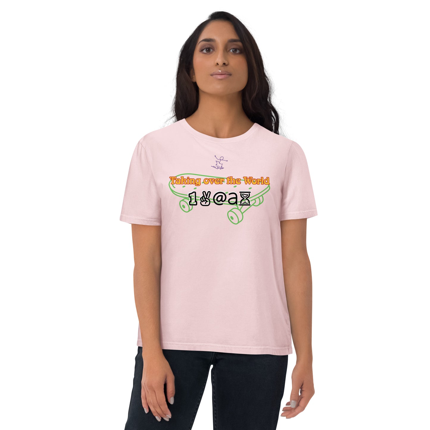 Unisex organic cotton t-shirt "Taking over..."